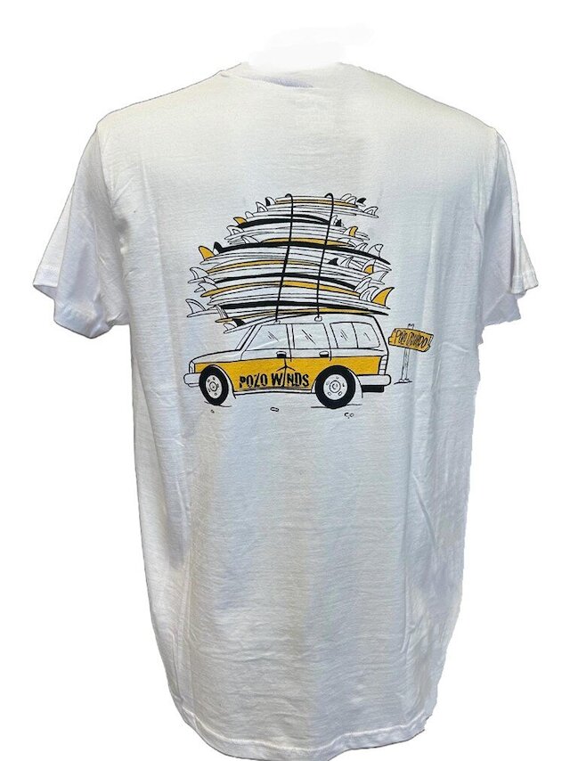 T-shirt PW Car & Boards White