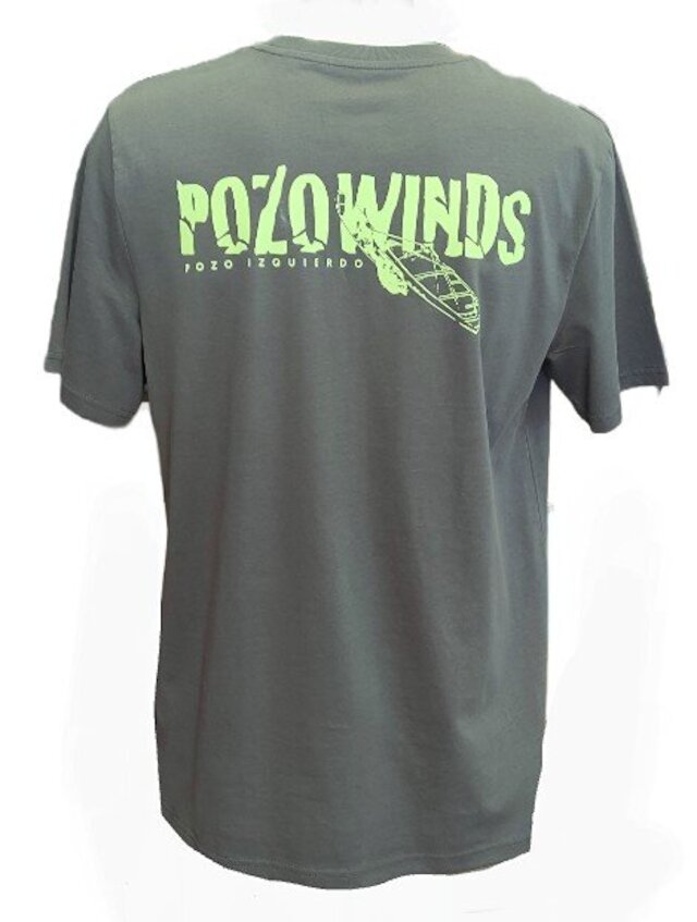 T-shirt PW Grey/Green Organic